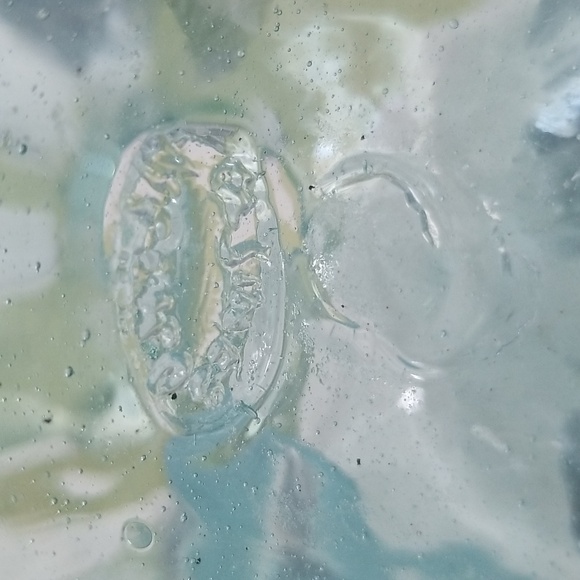 Vintage Blue Green Tint Glass Jars Dispensers Big And Small - Picture 9 of 14